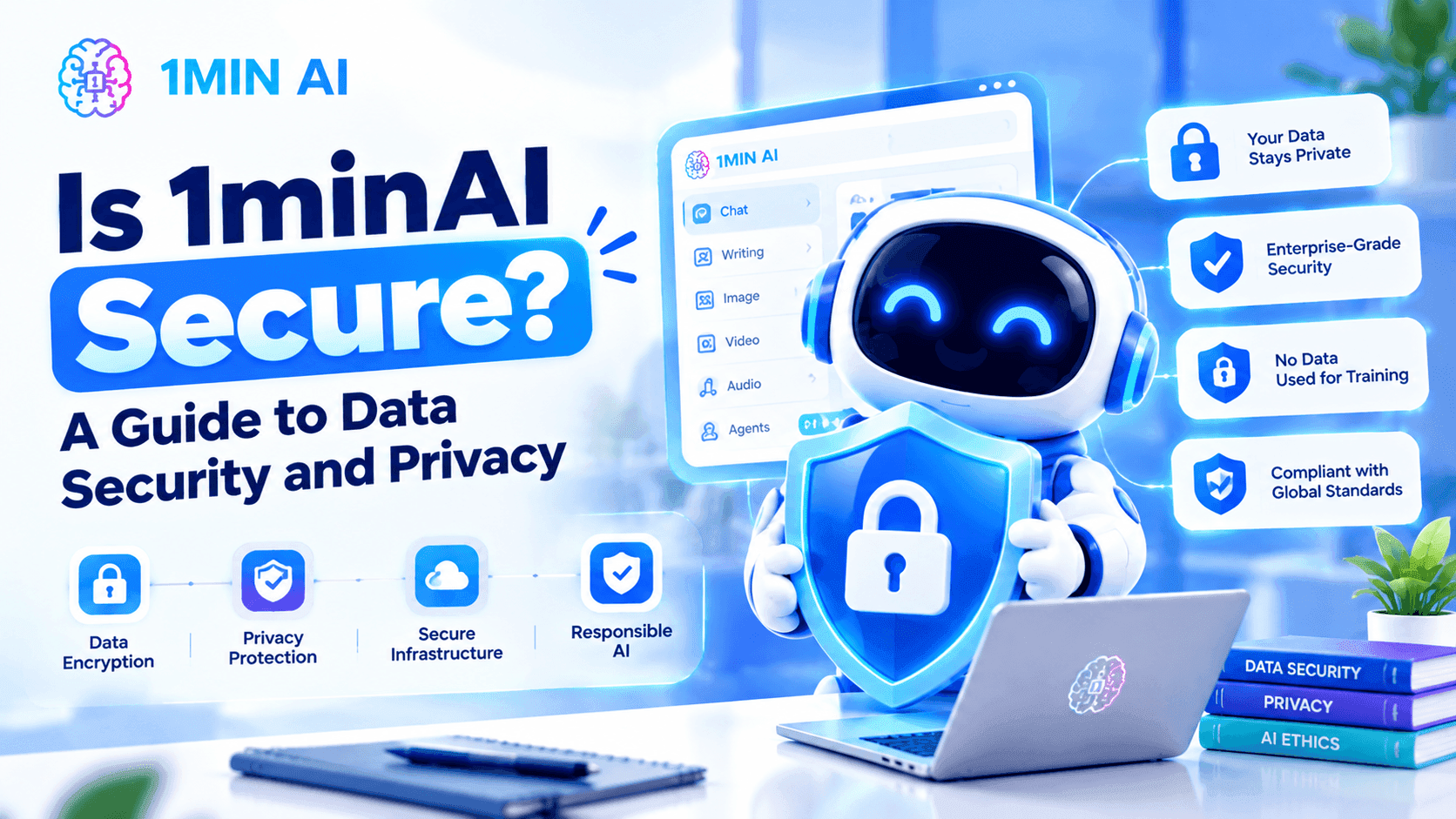Is 1minAI Secure? A Guide to Data Security and Privacy