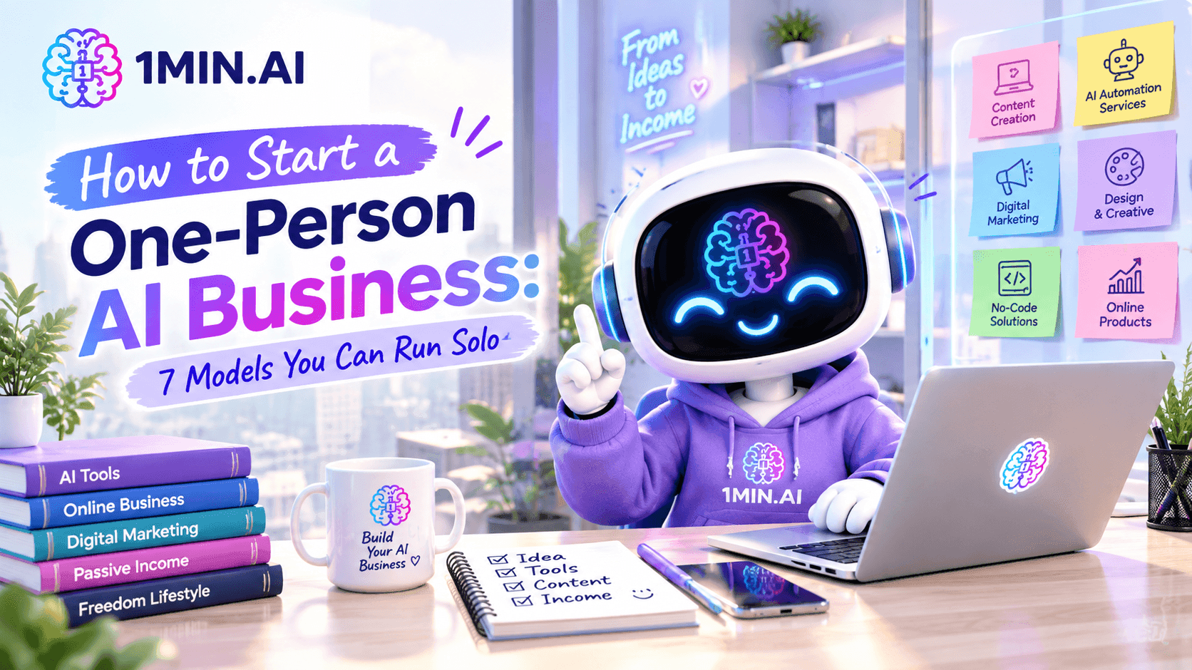 How to Start a One-Person AI Business: 7 Models You Can Run Solo